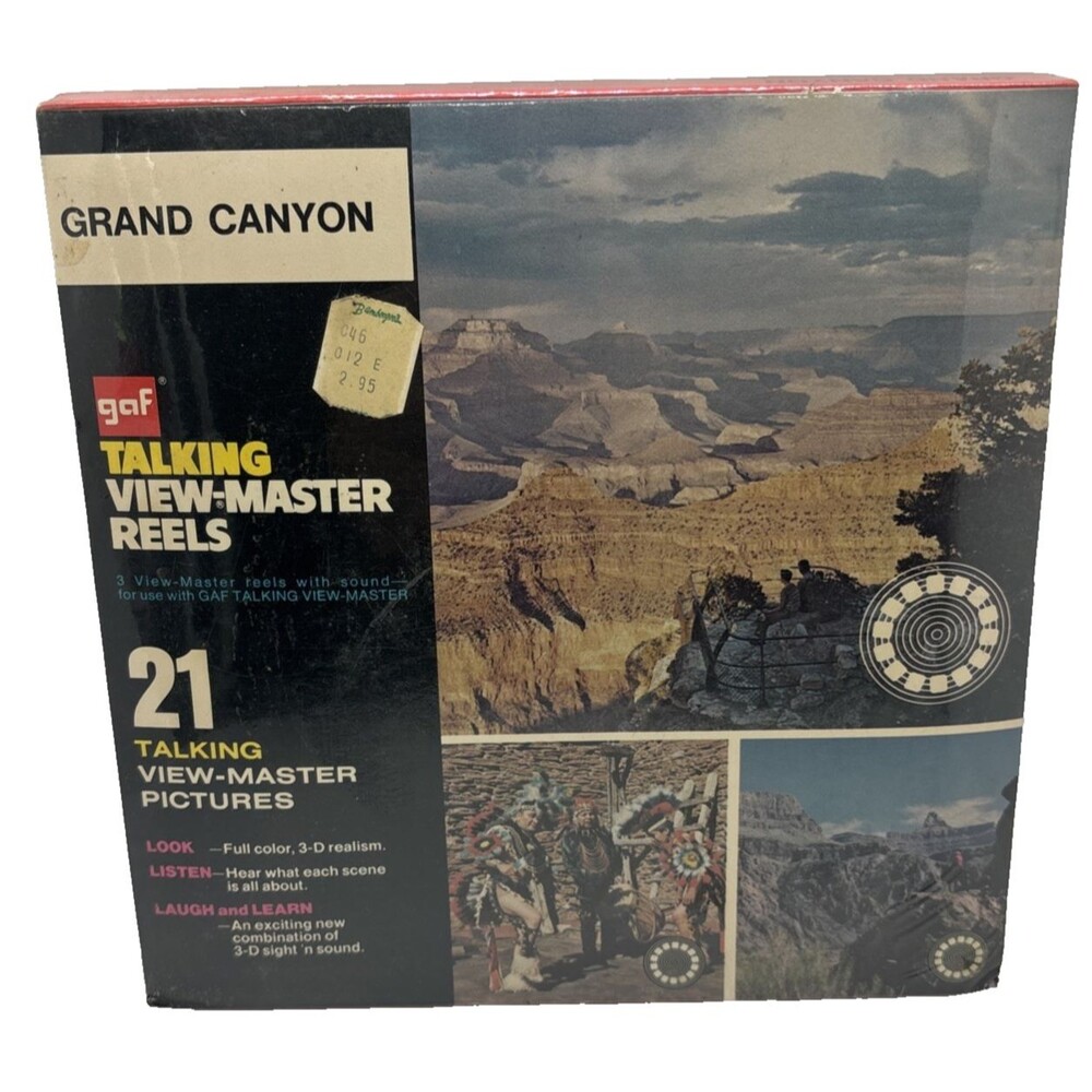 Brand New Sealed - Talking View Master Reels Vintage Toy Retro GAF -Grand Canyon